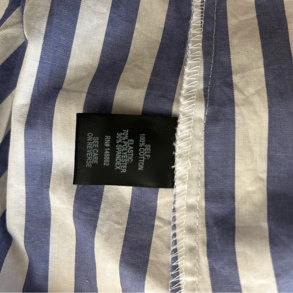 Torrid Blue Stripe Smocked Skater Dress - Picture 8 of 10